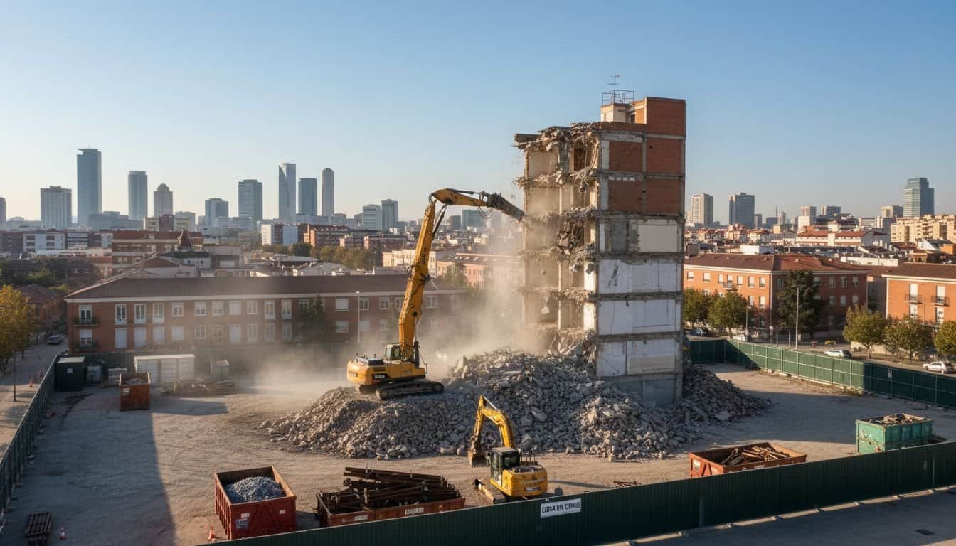 Demoliciones y derribos en Madrid: servicios integrales