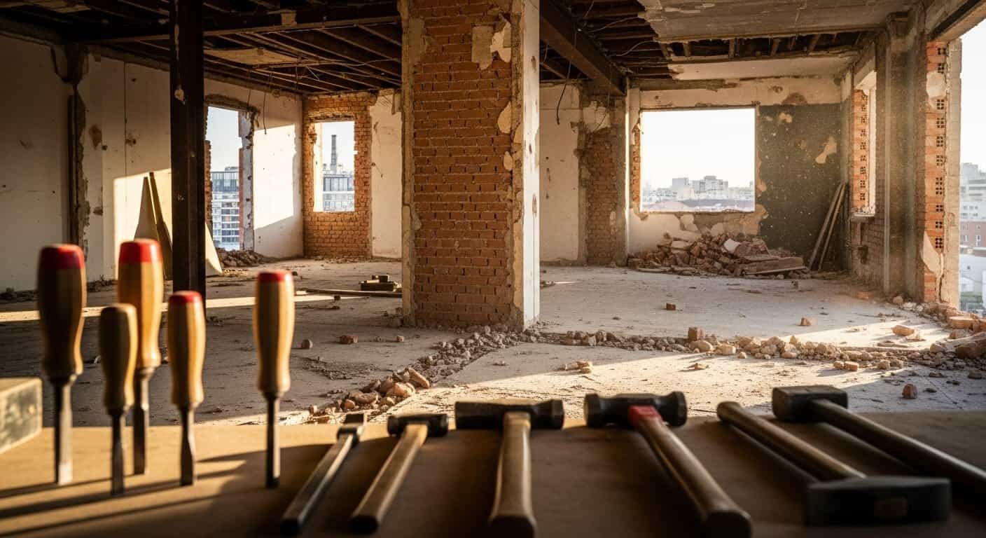 Demolición Manual de Vivienda en Madrid: Cuándo es Mejor que la Mecánica